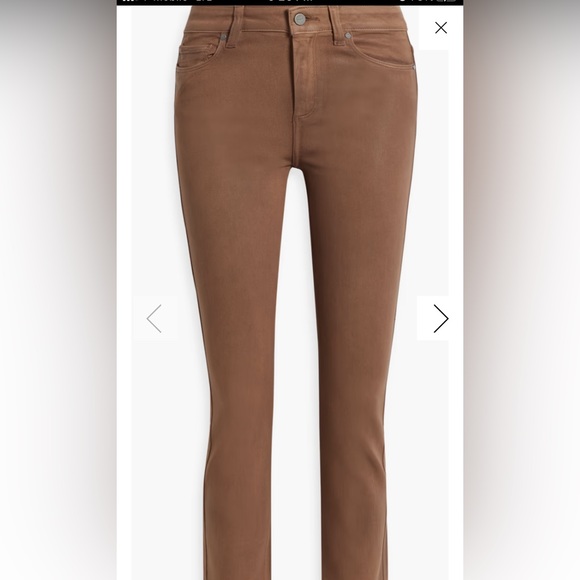 PAIGE Brown “Cindy” Jeans - Picture 4 of 9